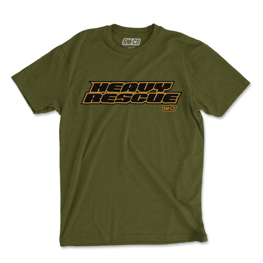 Heavy Rescue Military Green Shirt